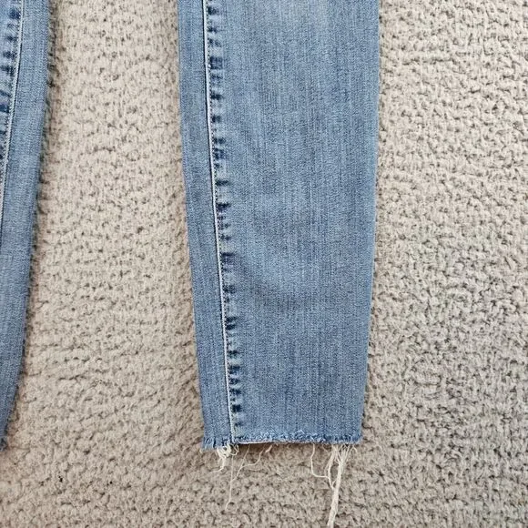 Lucky Brand Jeans Womens 26x29‎ Blue Bridgette High Rise Skinny Denim Light Wash - Picture 7 of 16